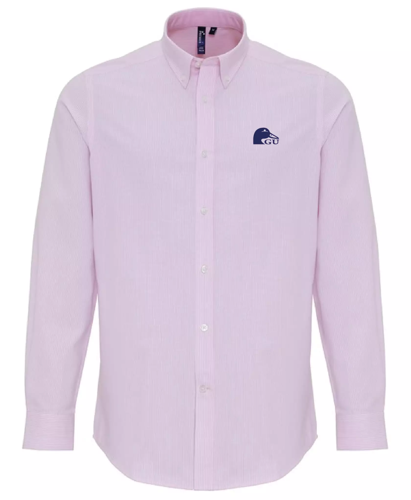Chemise Oxford Rayée Rose Unisexe