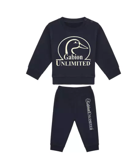 Ensemble molleton écoresponsable bébé Marine