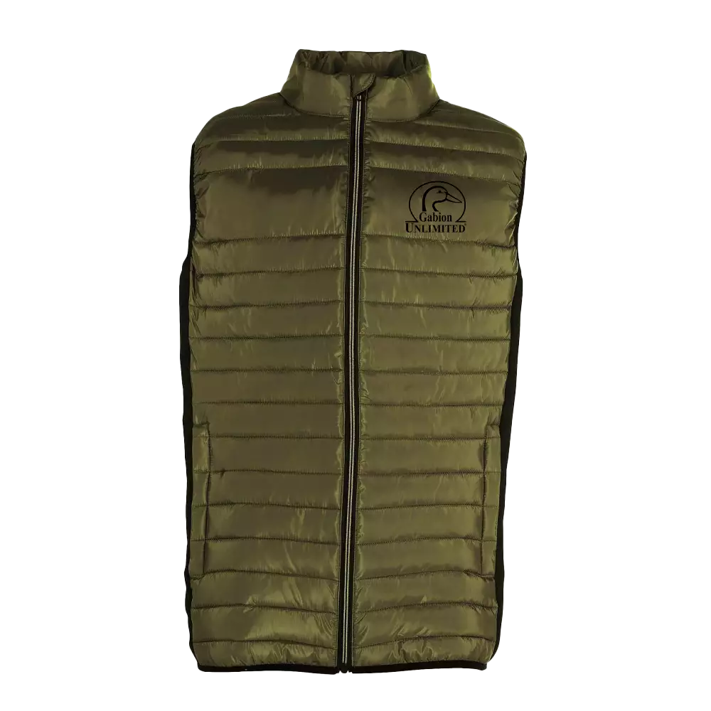 Bodywarmer Hybride Kaki & Noir
