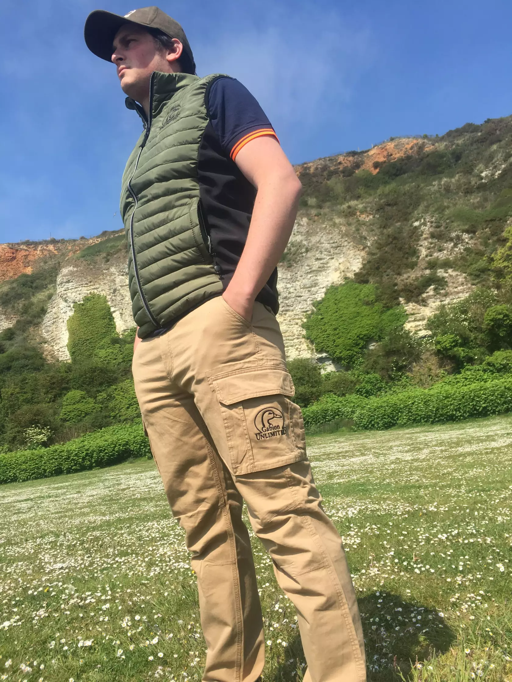 Pantalon Cargo Camel