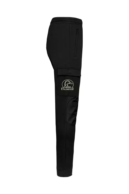 Pantalon Cargo Molletonné Noir