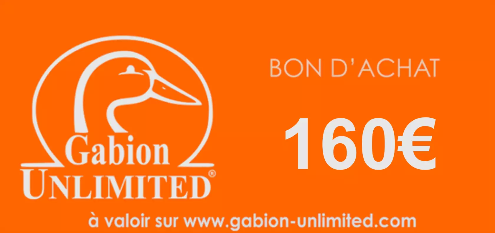 Bon d'achat - 160€