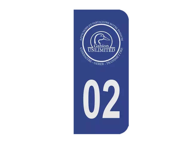 Stickers Plaque d'Immatriculation