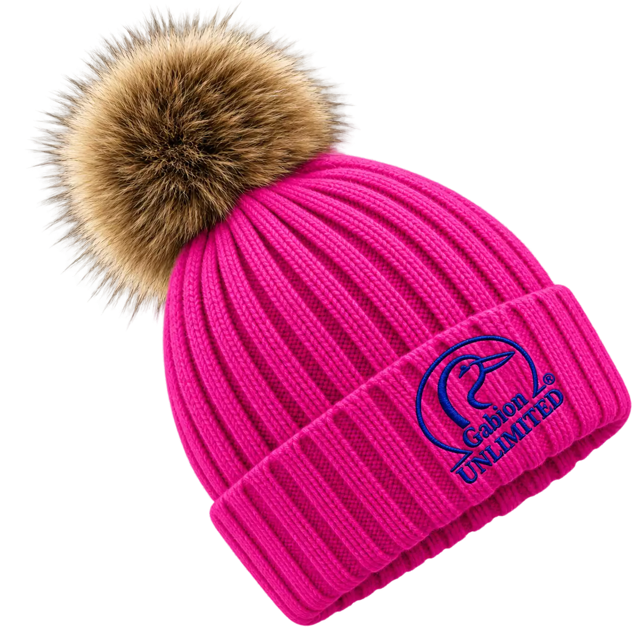 Bonnet Rose Pompom