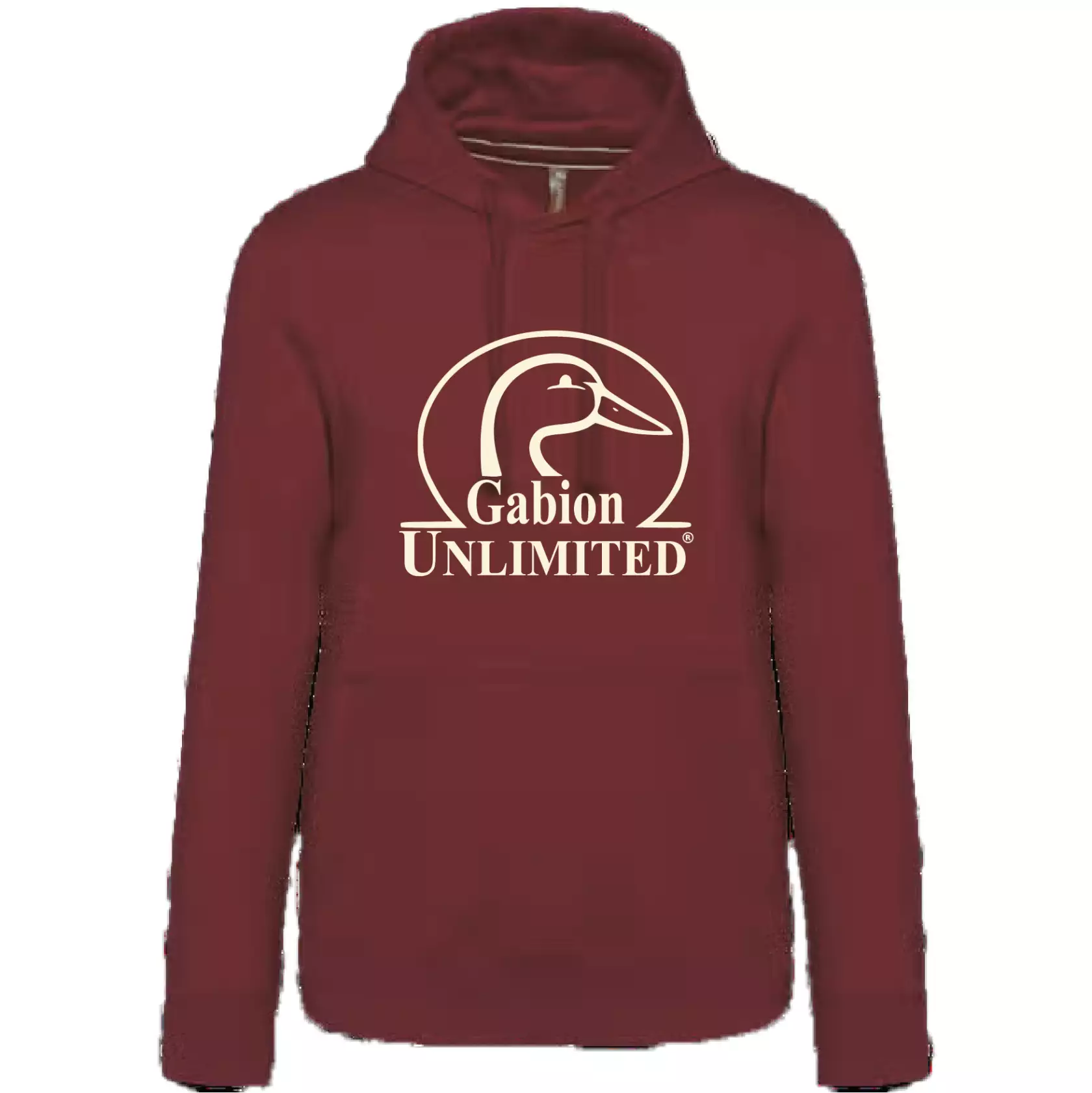 Sweat Capuche Wine brodé
