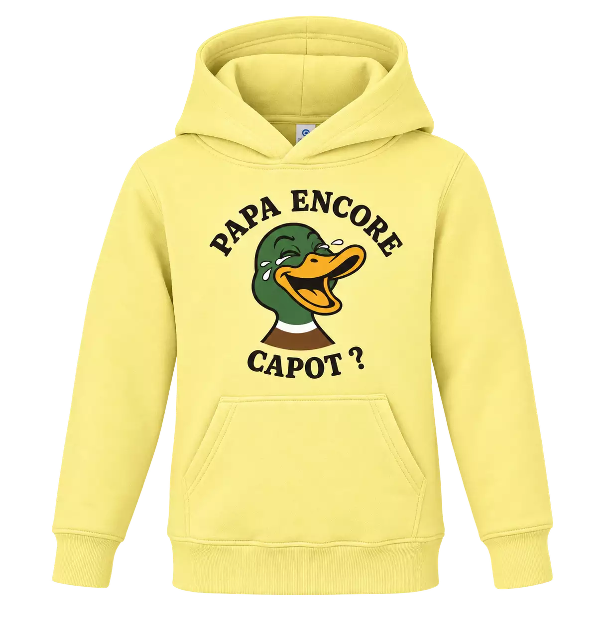 Sweat Enfant Capot Jaune