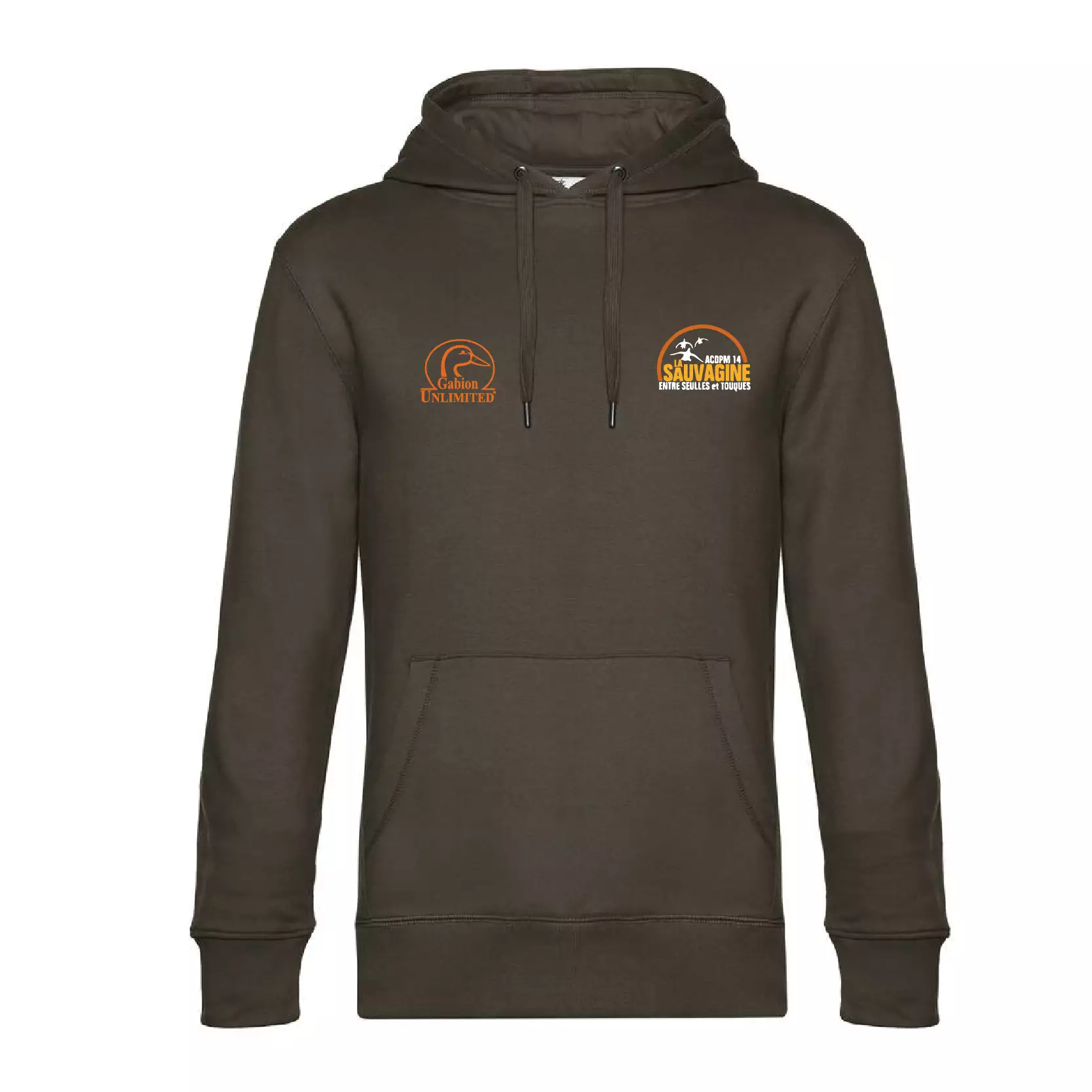 Sweat kaki ACDPM la Sauvagine entre Seulles et Touques