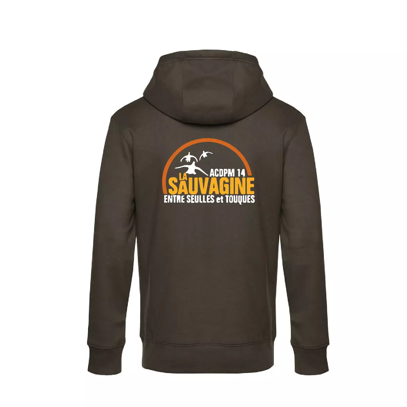 Sweat kaki ACDPM la Sauvagine entre Seulles et Touques
