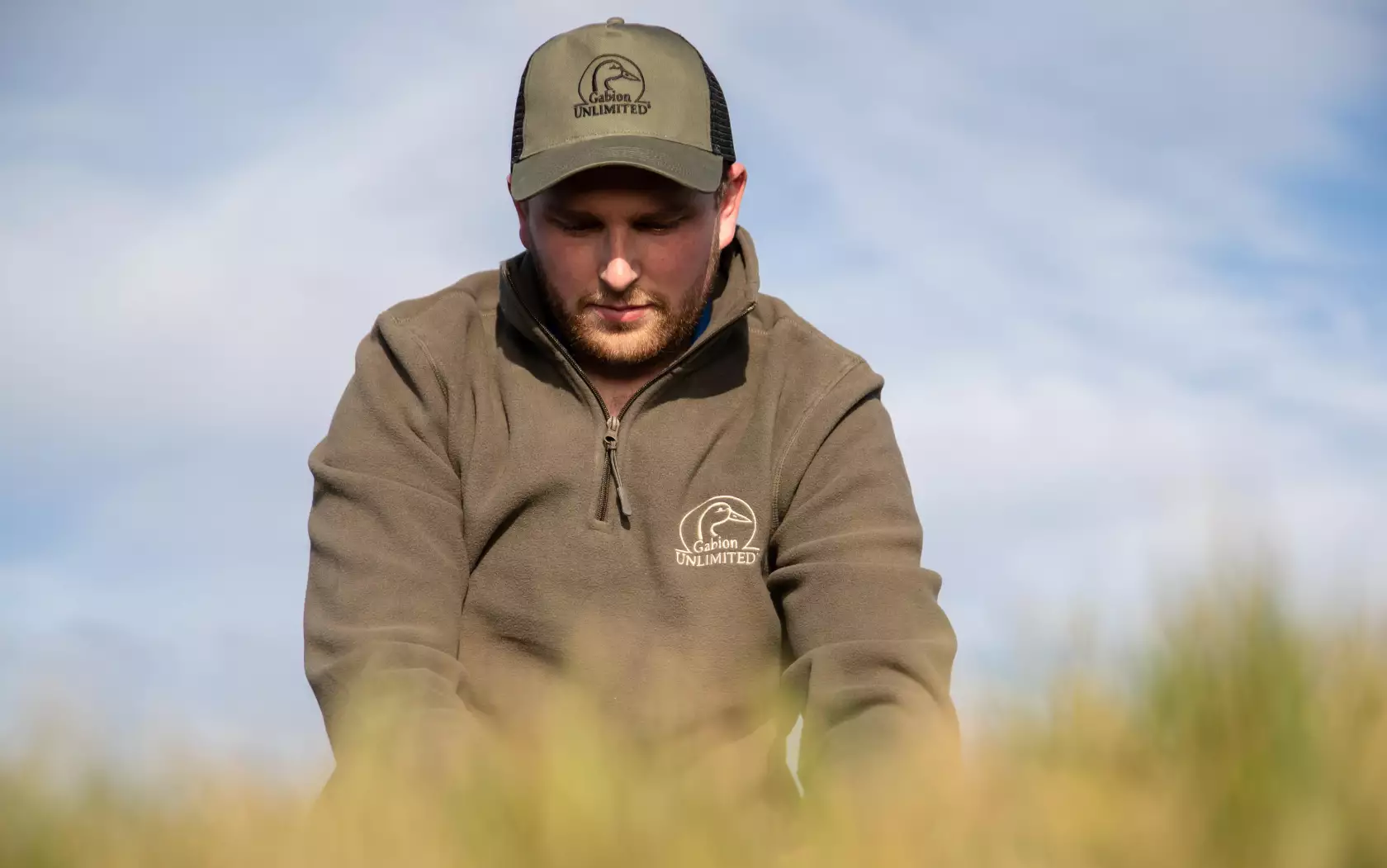 Sweat Polaire 1/4 Zip Kaki