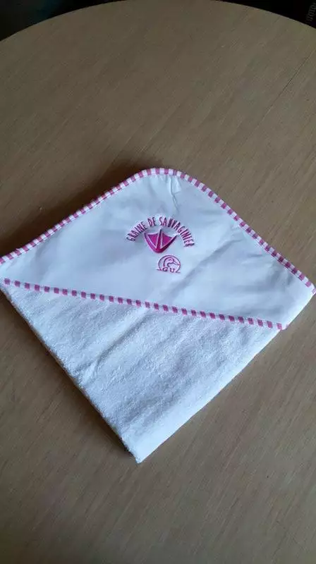 Bébé - Cape de bain - Rose