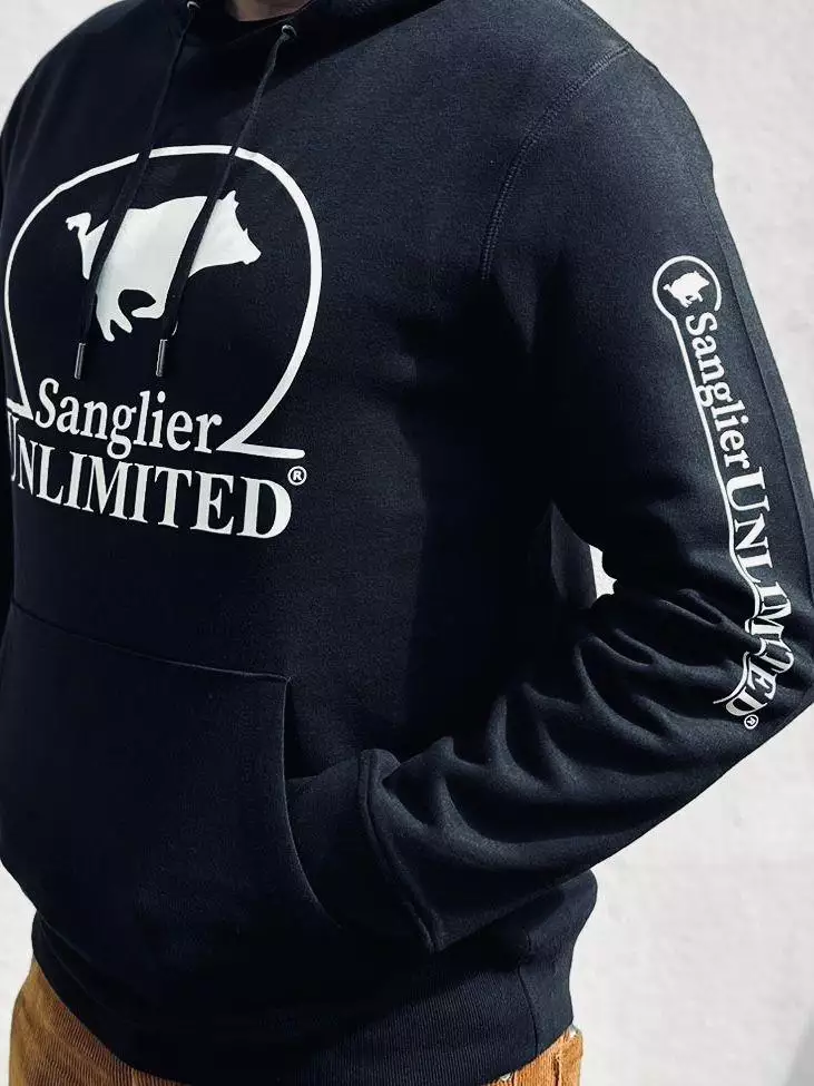 Sweat Sanglier Unlimited Noir