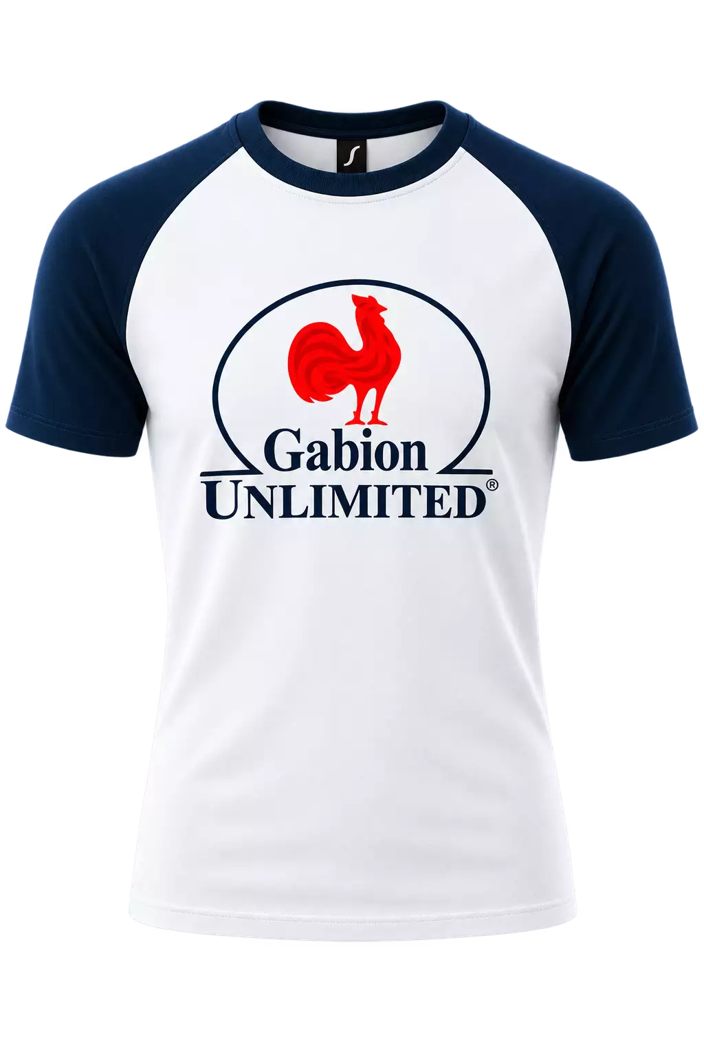 T-Shirt Bicolore Blanc RUGBY