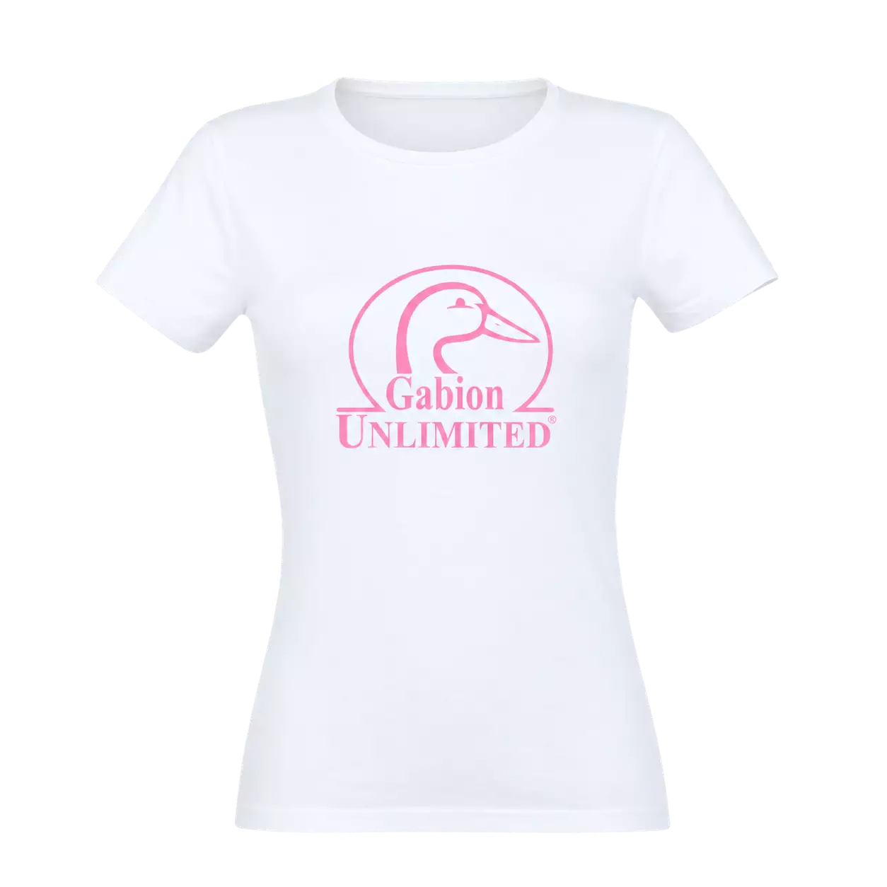 T-Shirt Blanc & Rose Femme