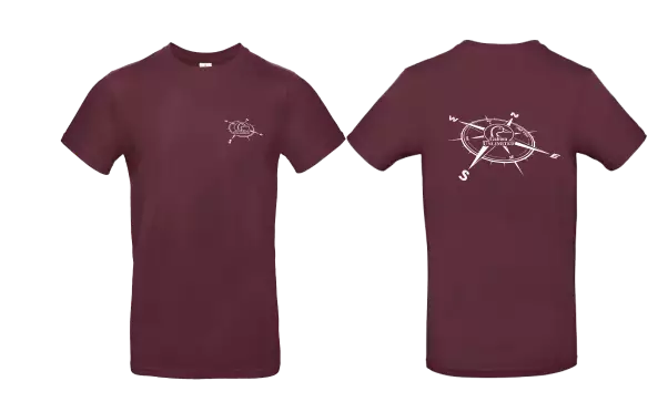 T-shirt Bordeaux Vent d'Est