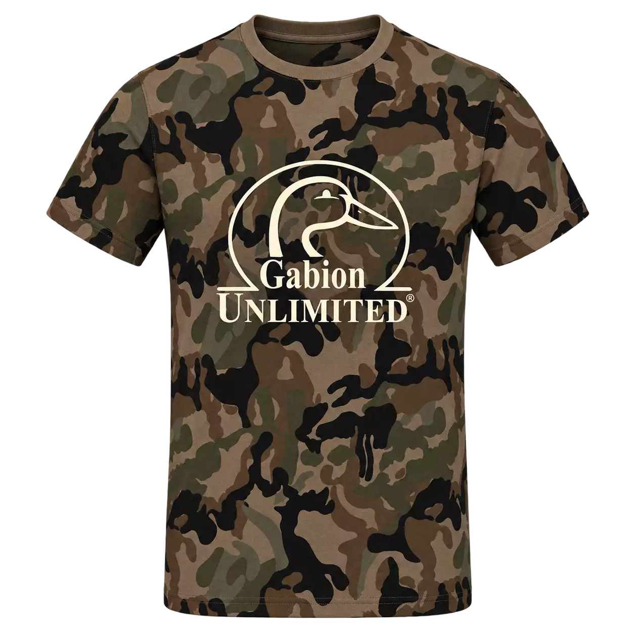 T-shirt Camo Woodland