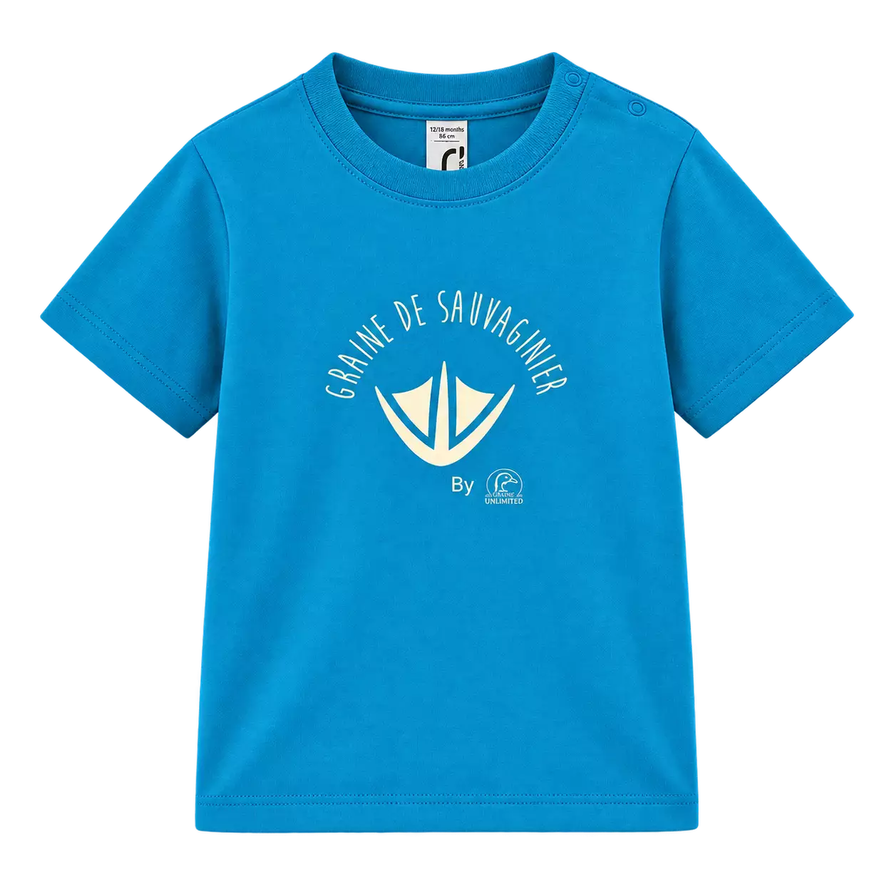 T-Shirt Graine de Sauvaginier Bleu Bébé