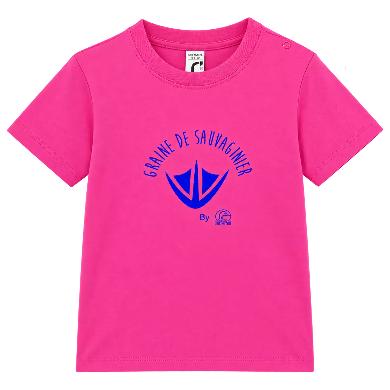 T-Shirt Graine de Sauvaginier Rose Bébé