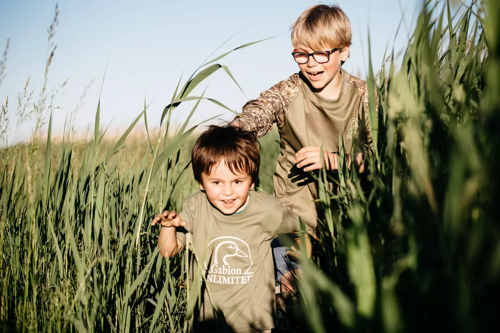 T-Shirt Kaki Enfant