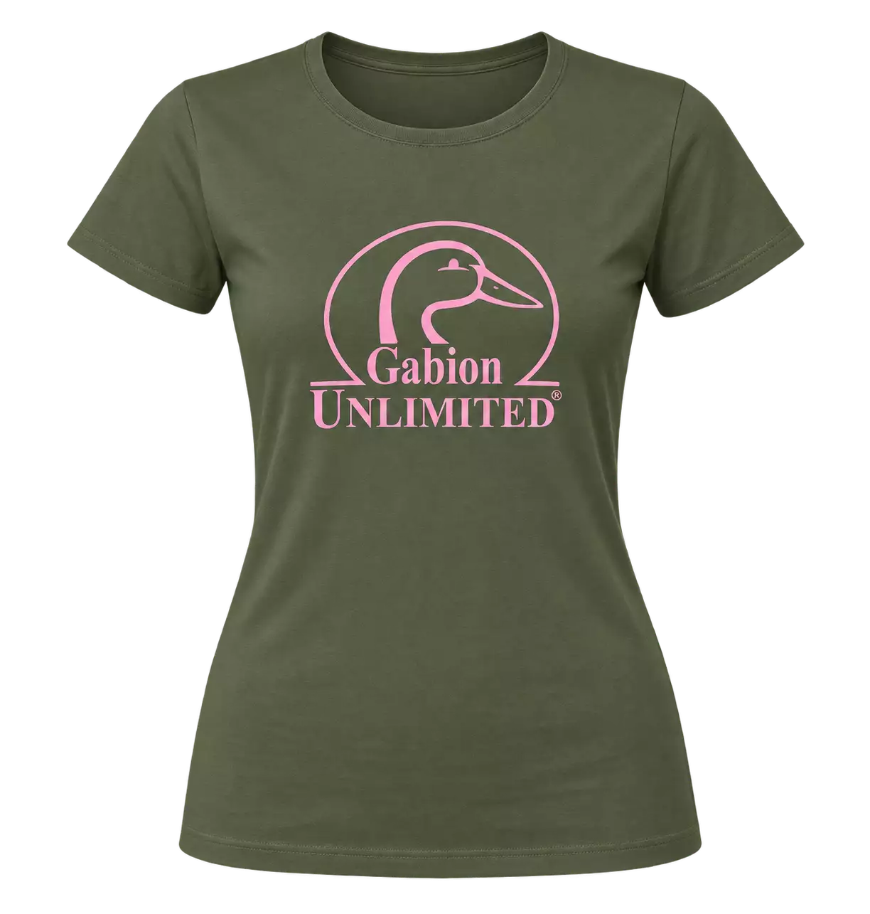 T-Shirt Kaki Femme