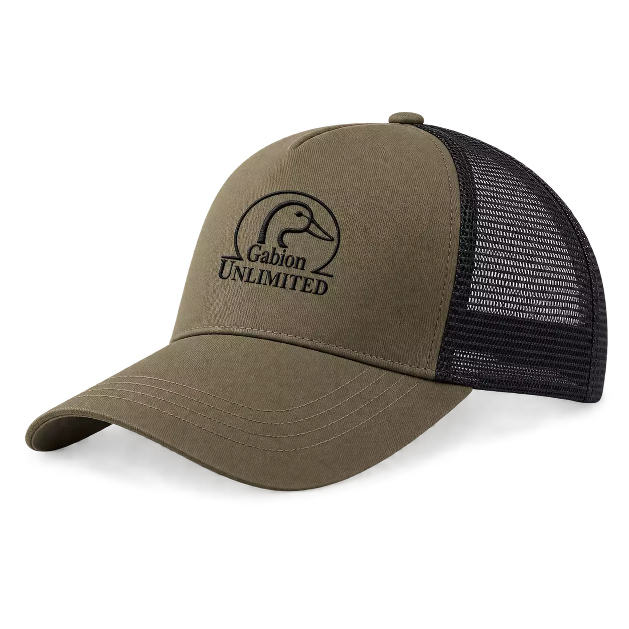Casquette Filet Kaki & Noire