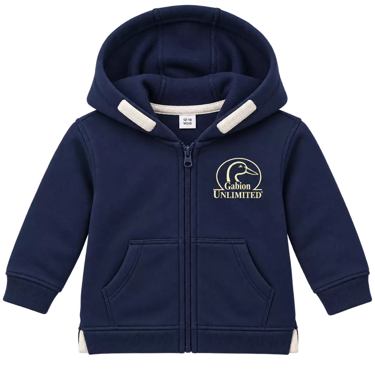 Veste Zippée Marine Bébé