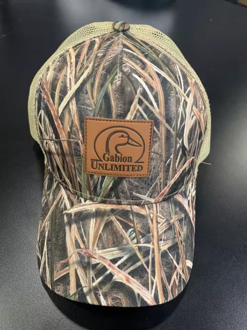 Casquette Mossy OAK Filet Patch Cuir