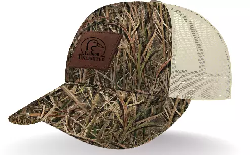 Casquette Mossy OAK Filet Patch Cuir